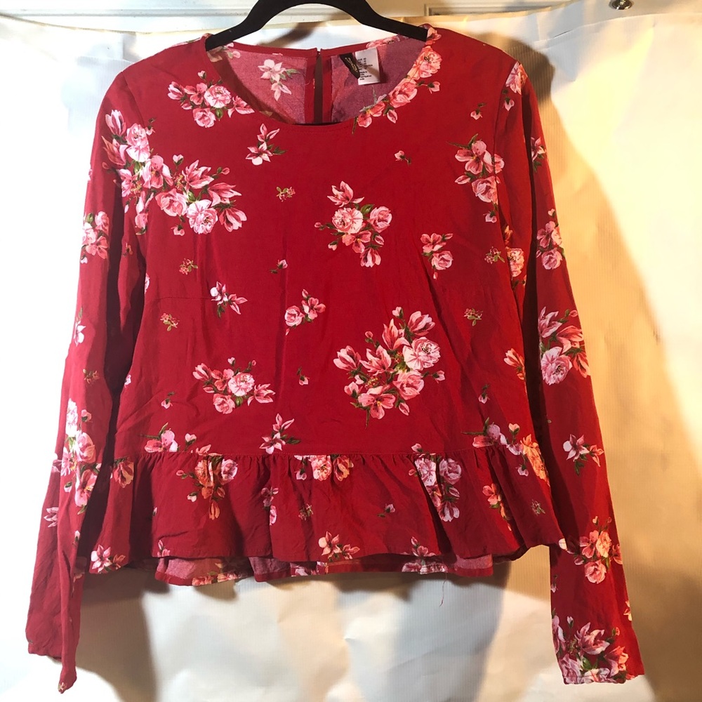 Divided Floral Top